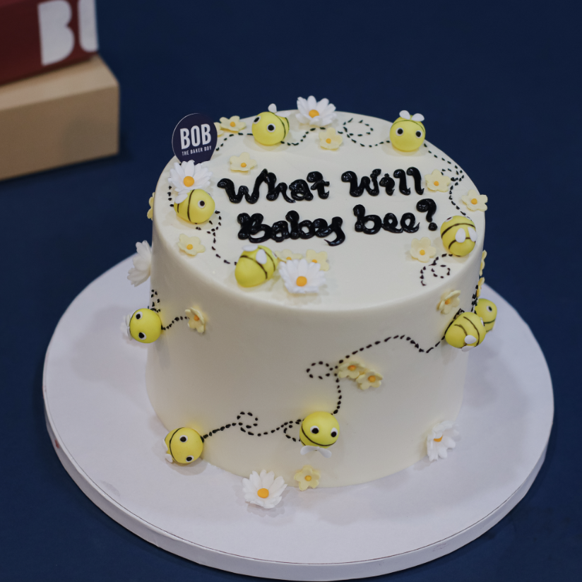 What will Baby Bee - Gender Reveal Cake